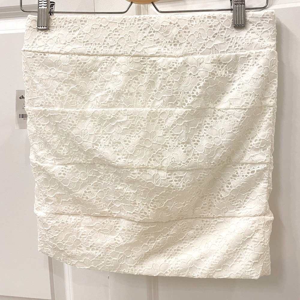 White Lace Skirt